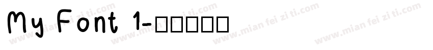 My Font 1字体转换